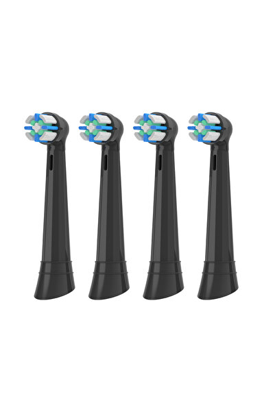 Choice1 4 pcs black Replacement Toothbrush Heads Compatible with Oral B IO A-...