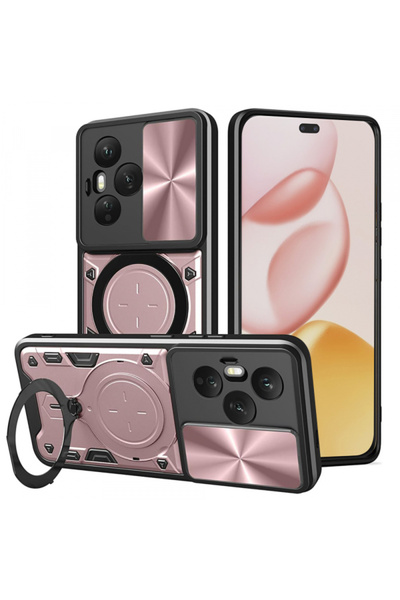 HONOR Husa pentru 400 Pro, Techsuit, CamGuard Pro, Roz Aurie