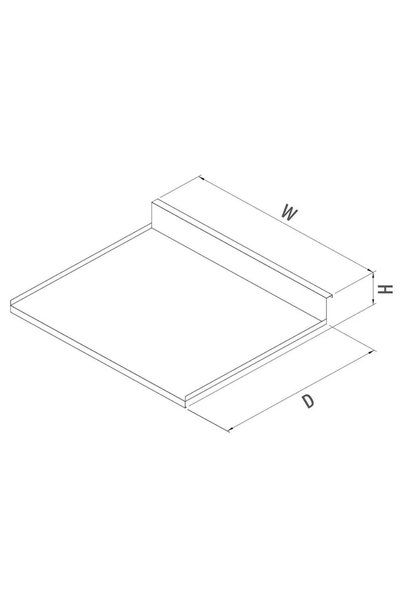 DİZAYNAKS Alüminyum Evye Altlığı 80 Cm