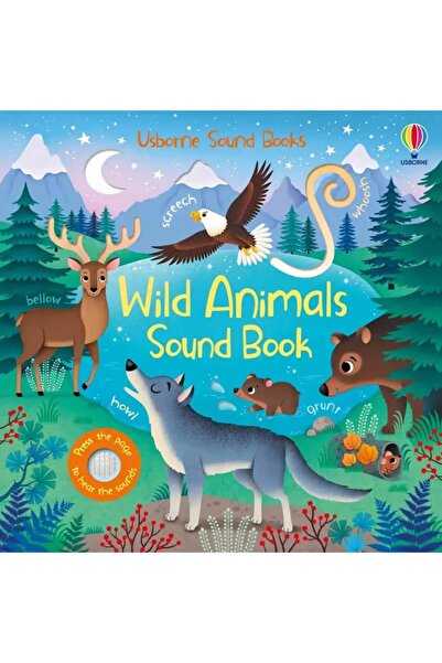 Usborne Sound book, WILD ANIMALS SOUND BOOK, Usborne, + 6 months