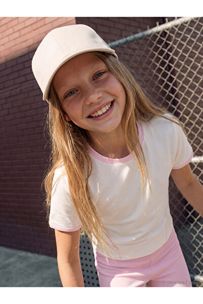 LC Waikiki Original Oval Yaka Soft Touch Girls' T-Shirt