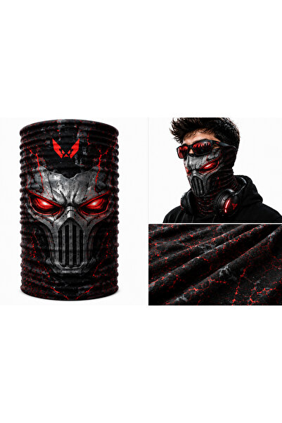FG KONNİCHİWA Mască de conștientizare Ghost Full Face Fit Style Your Gamer Ca...