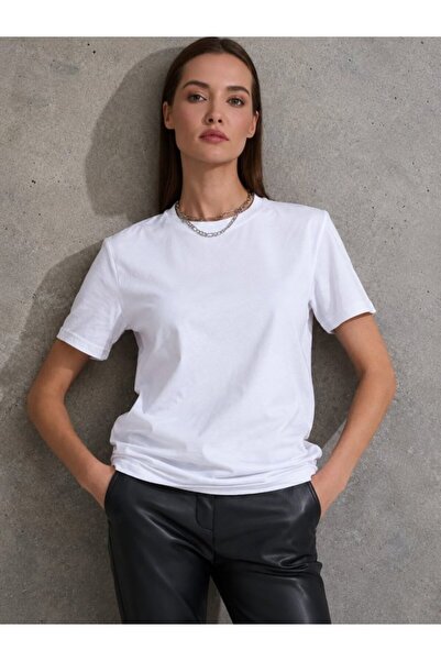 oniks store Unisex short sleeve crew neck basic viscose blouse