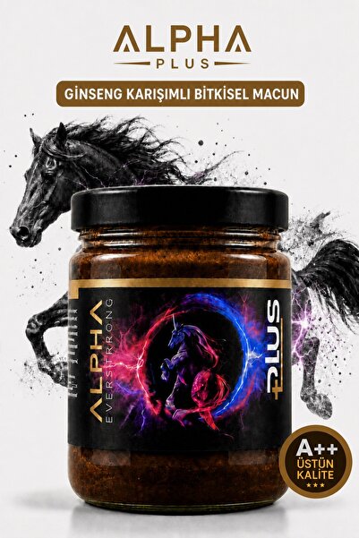 ALPHA EVERSTRONG Alpha Ginseng Atom Güç Kuvvet Macunu Bitkisel Macun Kavanoz ...