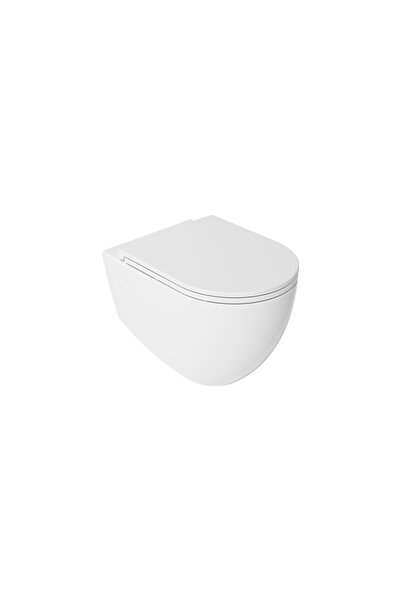İsvea İNFİNİTY CLEARİM PLUS ASMA KLOZET BEYAZ EXT. DEK. DELİKL 10NF02001SV