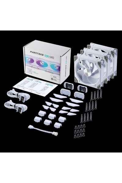 Phanteks D30-140 DRGB REGULAR 3LÜ PAKET 3 PACK FAN