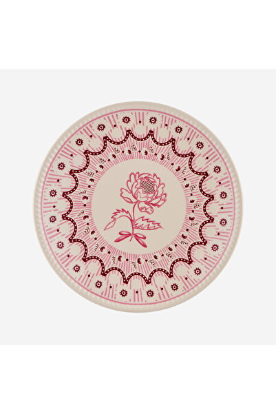 CATH KIDSTON طبق إفطار من الفخار الوردي من فيلدز مقاس 20 سم