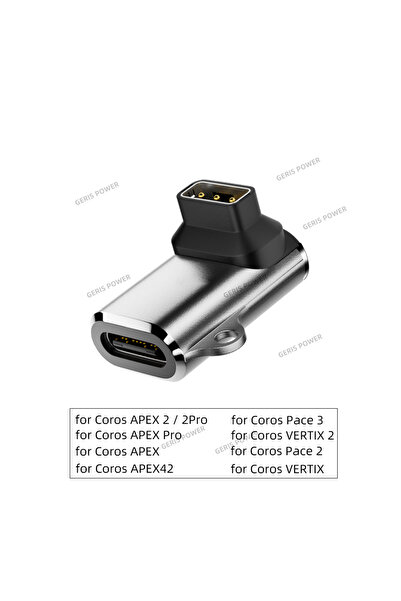 Choice شاحن ساعة USB من النوع C لساعات كوروس بيس 2/بيس 3 وفيرتكس/فيرتكس 2، كا...