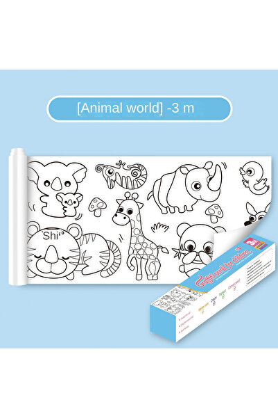 Choice11 Animal World 3 Meters Children Montessori Toys Early Educational Gra...