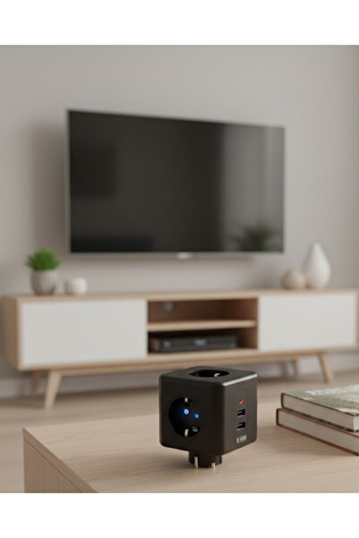 Ev ve Ofis Kullanımı İçin Akım Korumalı USB Girişli Priz