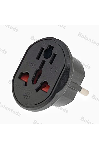 Choice black Korea EU Plug Adapter Universal Multifunction UK EU US AU To Kr ...