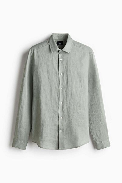 H&M Slim Fit Linen shirt