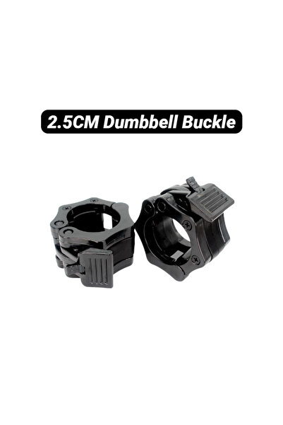 choice2 Black (2PCS) 25MM Barbell Collars Quick Release Clamps Weight Bar Cli...