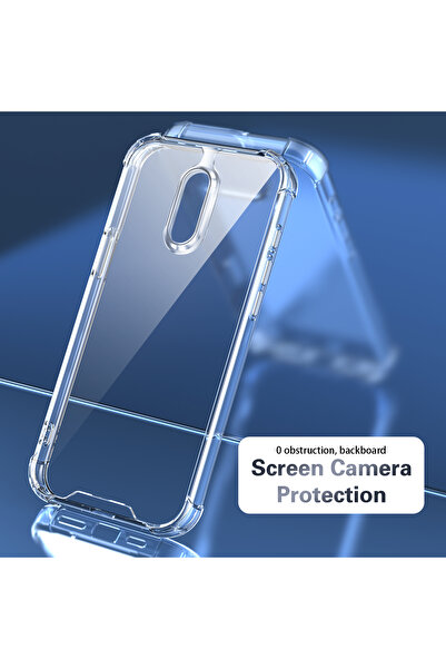 Choice حافظة شفافة من OnePlus 6T PC + tpu Airbag Clear Case 6T A6010 A6013 حا...
