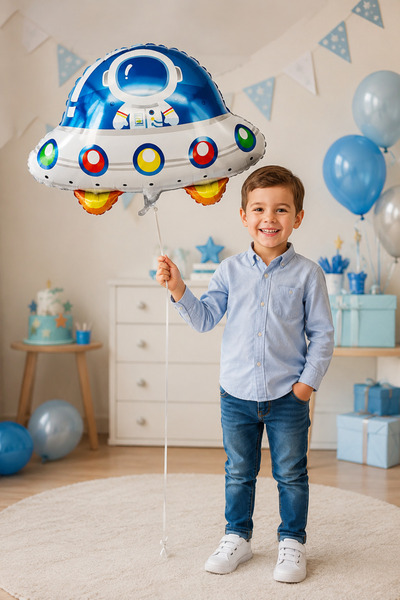 Baloncu Nene Space Shuttle Space Shuttle Foil Balloon Birthday Foil Balloon S...