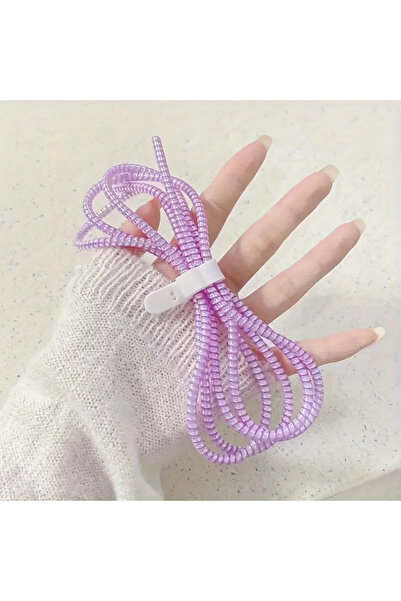 Choice PURPLE Universal Cable Winders and Cable Ties with Charging Cable Prot...