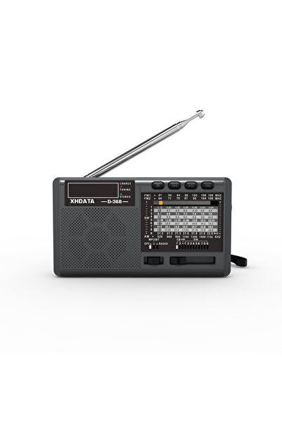 Choice1 D368 No TF Card XHDATA D-368/ D-328 Portable Radio FM1-2/AM/SW 12 Ban...