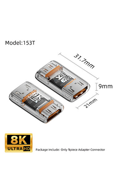 Choice محول HDMI 2.1 متوافق مع دقة 8K@60Hz، يدعم زوايا 90 و270 و360 درجة، موص...