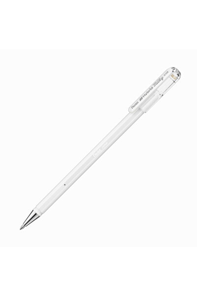 Pentel Hybrid Milky 0.8mm Jel Kalem - Beyaz