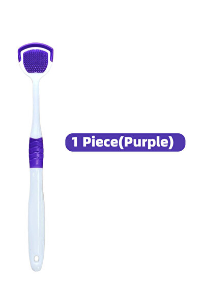 Choice7 Purple 1Piece Vaclav 1Pc/4Pcs/8Pcs Silicone Tongue Scraper For Oral H...