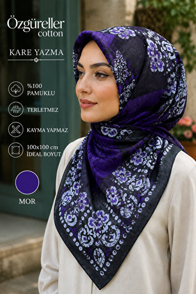 ÖZGÜRELLER %100 Pamuklu Etnik Desen Yazma ,Hediyelik Kaymayan Terletmeyen Tes...