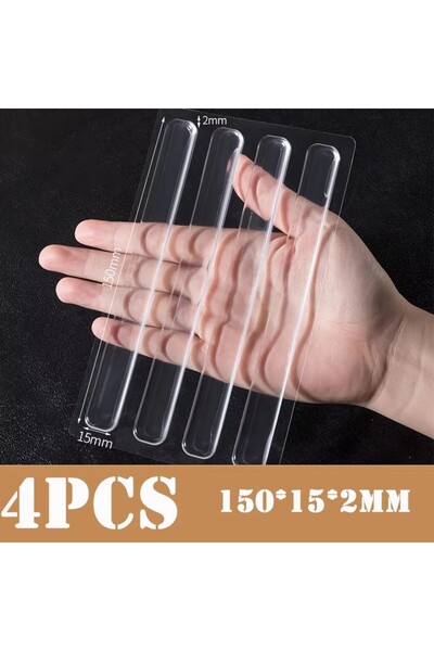 Choice A Invisible Self Adhesive Buffer Pads Silicone Door Stopper Cabinet Bu...