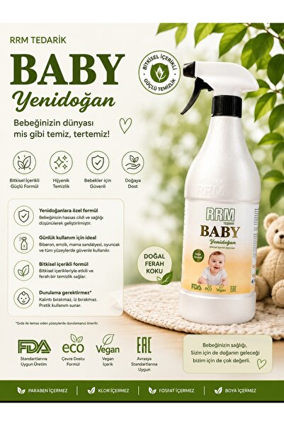 rrm tedarik %100 BİTKİSEL BEBEK TEMİZLİK ÜRÜNÜ