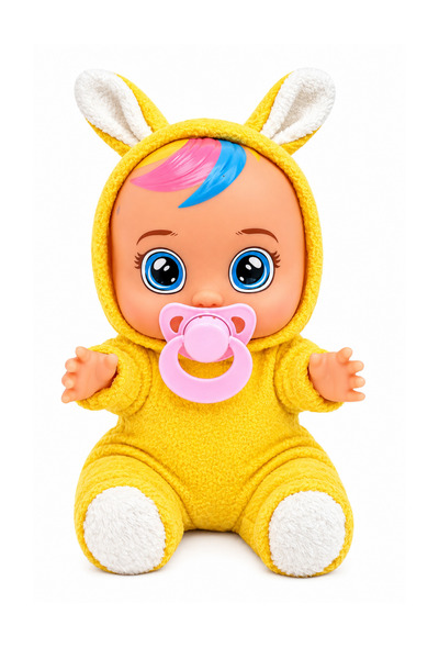 Global Toys Sarı Tulumlu Ağlayan Ve Konuşan Roza Et Bebek
