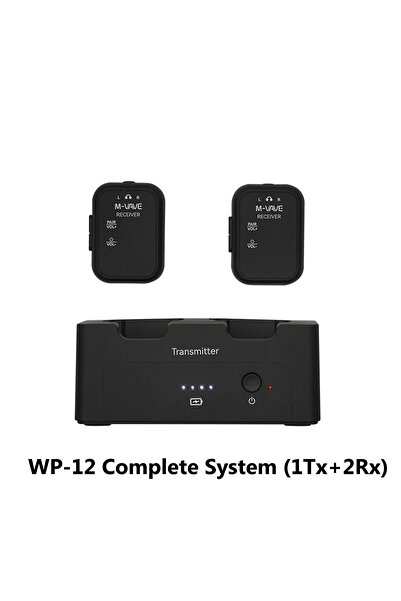 Choice1 نظام مراقبة الأذن اللاسلكي WP-12 M-VAVE WP-12، بتردد 2.4 جيجاهرتز، مع...