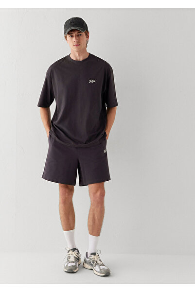 Mavi Mvjns Printed Anthracite T-Shirt Oversize / Wide Cut 0613667-70087
