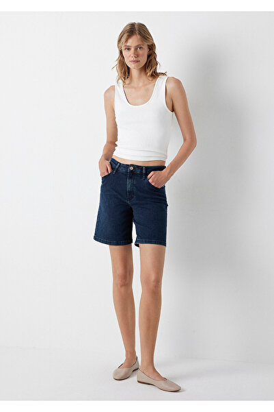Mavi Eliana Gold Premium Ink Jean Shorts 1411221-A3915
