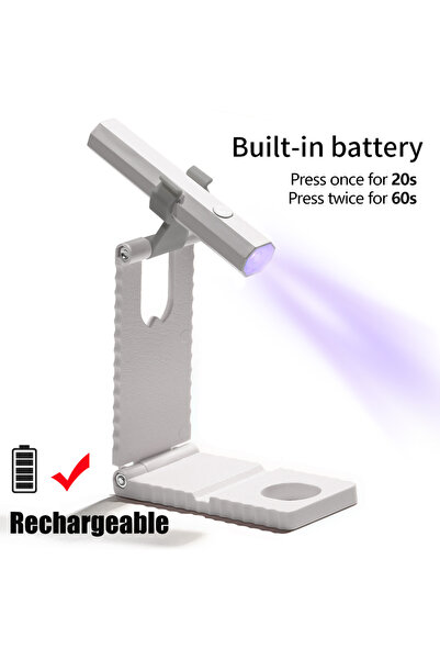 Choice4 White-Set YIKOOLIN Mini UV Light Cure Nails Lamp for Gel Nails LED Na...