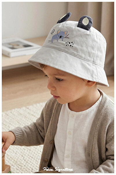 PIECE SIGNATURE 100% Cotton, "Cute Koala" Themed Hat Designed for "Little Adv...