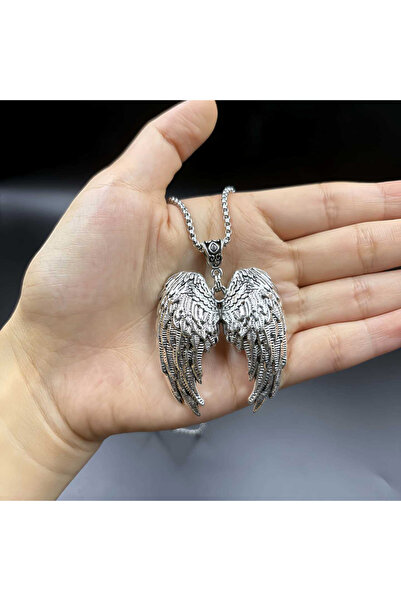 Choice Style 1 Y2K Gothic Personalized Creative Angel Wings and Sword Pendant...