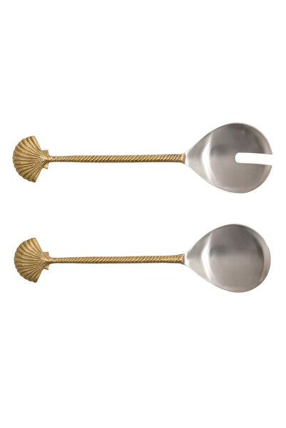 Yargıcı Stainless Steel Salad Serving Set (8X27X2 cm)