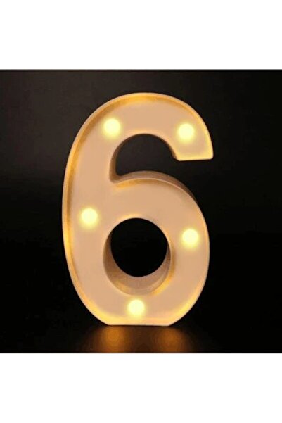 Choice8 6 Number Letter Lamp Luminous Alphabet LED Lights Decororation Night ...