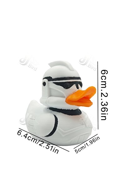 Choice light green An alien duck ornament, suitable as a gift for Star Wars e...