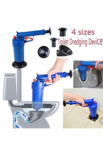 Choice Air Pump Pressure Unblocker Pipe Plunger Drain Cleaner Sewer Sinks Bas...