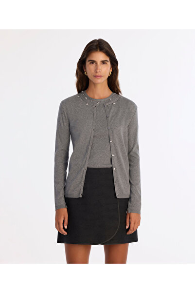 Yargıcı Regular Crew Neck Long Sleeve Cardigan