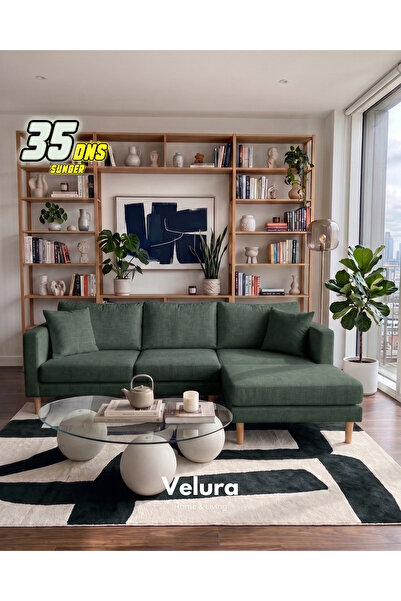 Velura Home & Living Armin Akıllı Köşe Koltuk Takımı & Modern Modüler Yataklı...