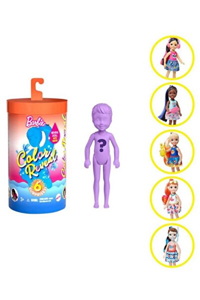 Barbie Color Reveal Renk Değiştiren Sürpriz Chelsea Bebekler 6 Sürpriz