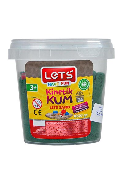 Lets Kinetik Kum 1000 gr Yeşil L10102