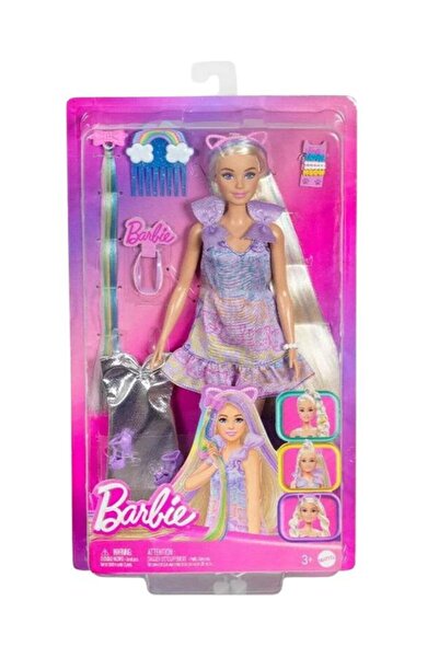 Barbie Upuzun Muhteşem Saçlı Bebek Saç Tasarım Oyun Seti JCT72