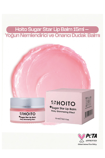 Hoito Sugar Star Lip Balm (15 ml) - Yoğun Nemlendirici & Onarıcı Dudak Balmı