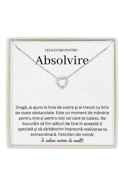 The Jewel Heart Colier Forever Yours elegant cu pandantiv în formă de inimă, ...