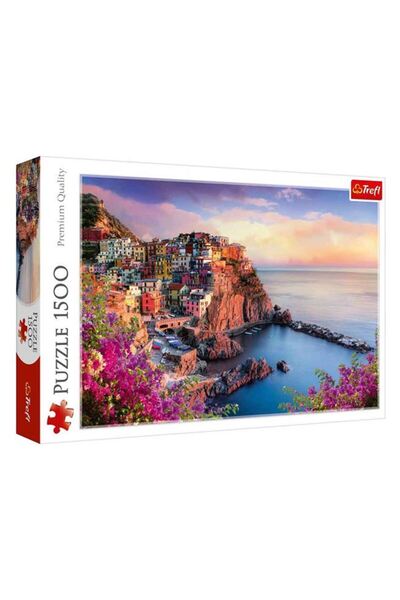 BAMI NETWORK Puzzle 1500 piese Manarola Cinque Terre Italia adulti, Trefl