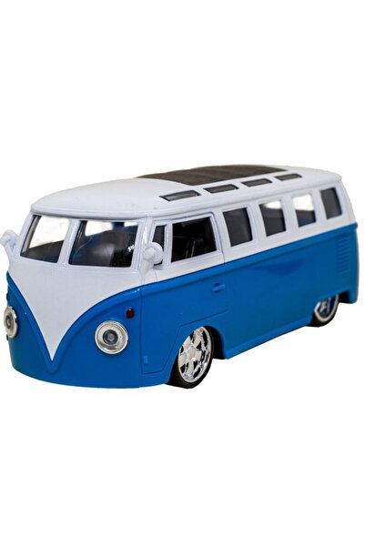 BAMI NETWORK Autobuz Miniatura Die Cast cu Sunet si Lumini 1:36 Metal 3+ ani