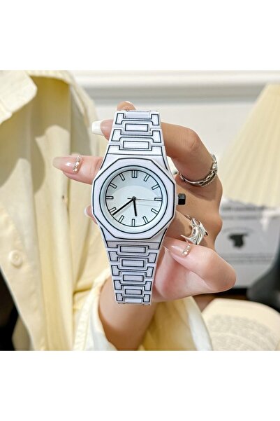 Choice1 white Men's and Women's Casual, Simple and Fashionable Silicone Strap...