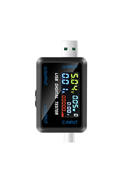 choice2 USB and Type-C 10 in 1 USB Type-C Voltmeter Ammeter Capacity Tester D...