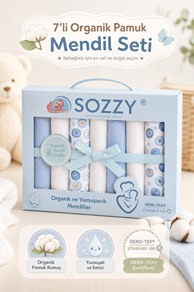 Sozzy 7 Soft Men's Model - Organic Cotton Mouth Wipes Combed Cotton